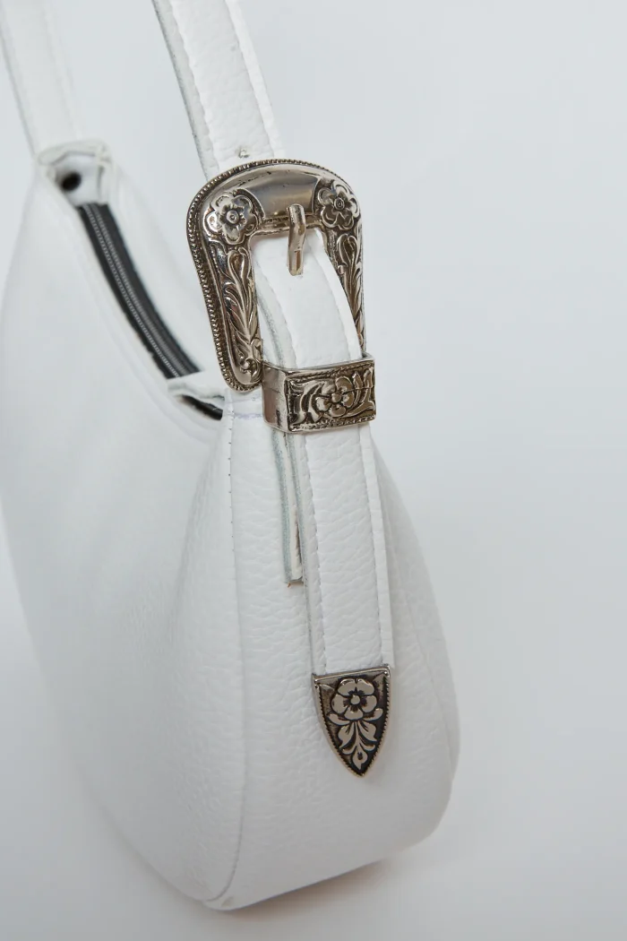 Belt Up Baguette Bag Λευκό - Image 5