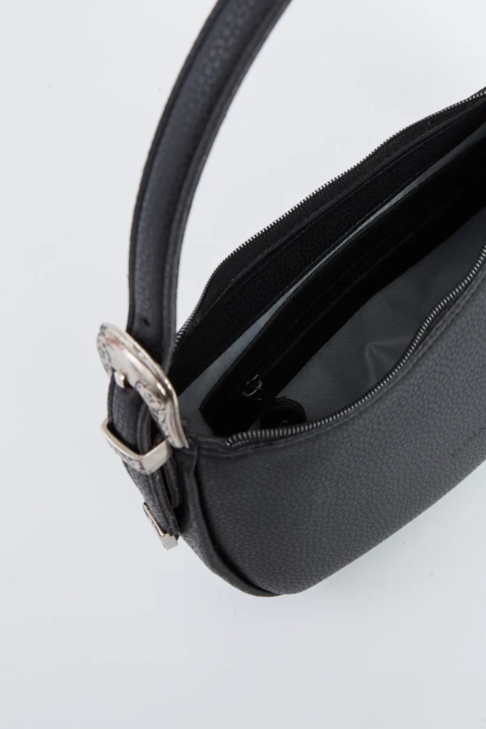 Belt Up Baguette Bag Μαυρη - Image 4