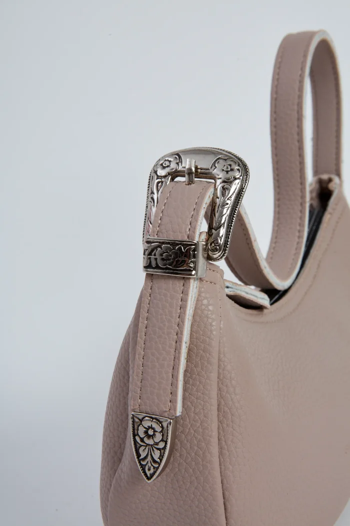 Belt Up Baguette Bag Γκρι - Image 6