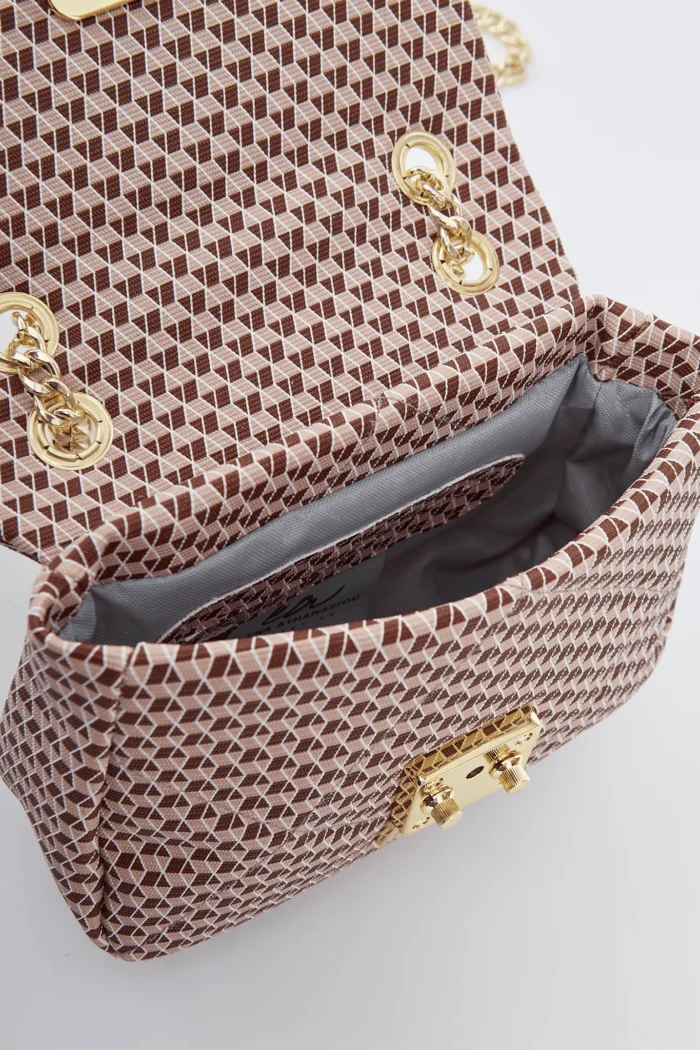 Cube Mini Τσάντα Εξοδου Καφε - Image 3