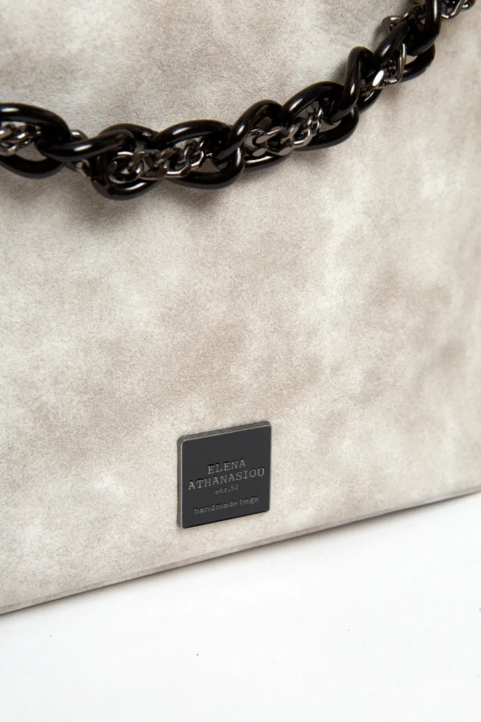 Retro Chain Backpack Γυναικείο Γκρι - Image 6