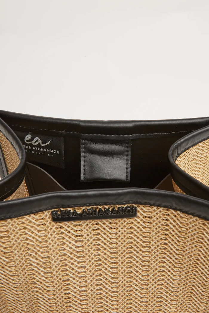 Natural Straw tote & shopper bag Μπεζ - Image 8