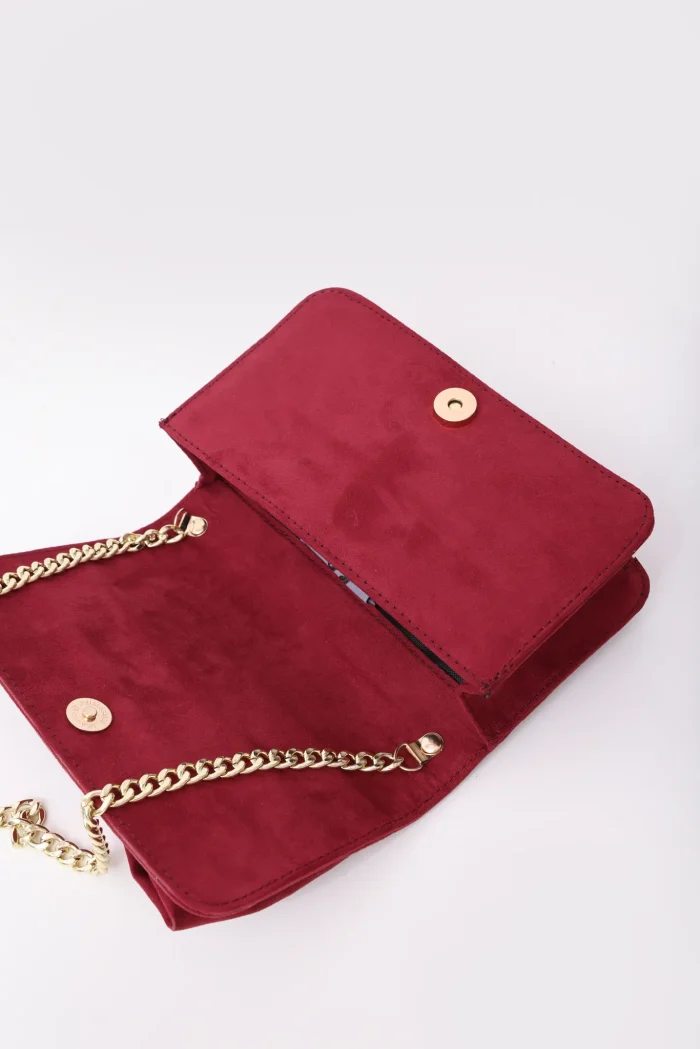 Cocktail Bag Bon Bon Τσάντα Εξοδου Μπορντω - Image 7