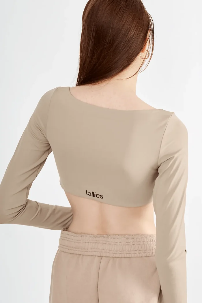 Ariana Crop Top Apparel  Μπεζ - Image 2