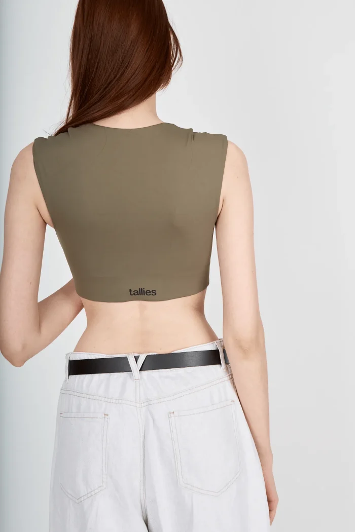 Connie Top Apparel Χακί - Image 3