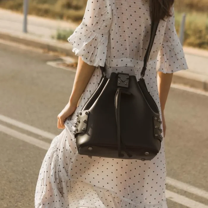 City Lady Pouch Bag Μαυρο - Image 5