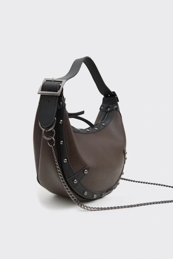 Hype Vegan Baguette Bag Σκούρο Κακαο - Image 4