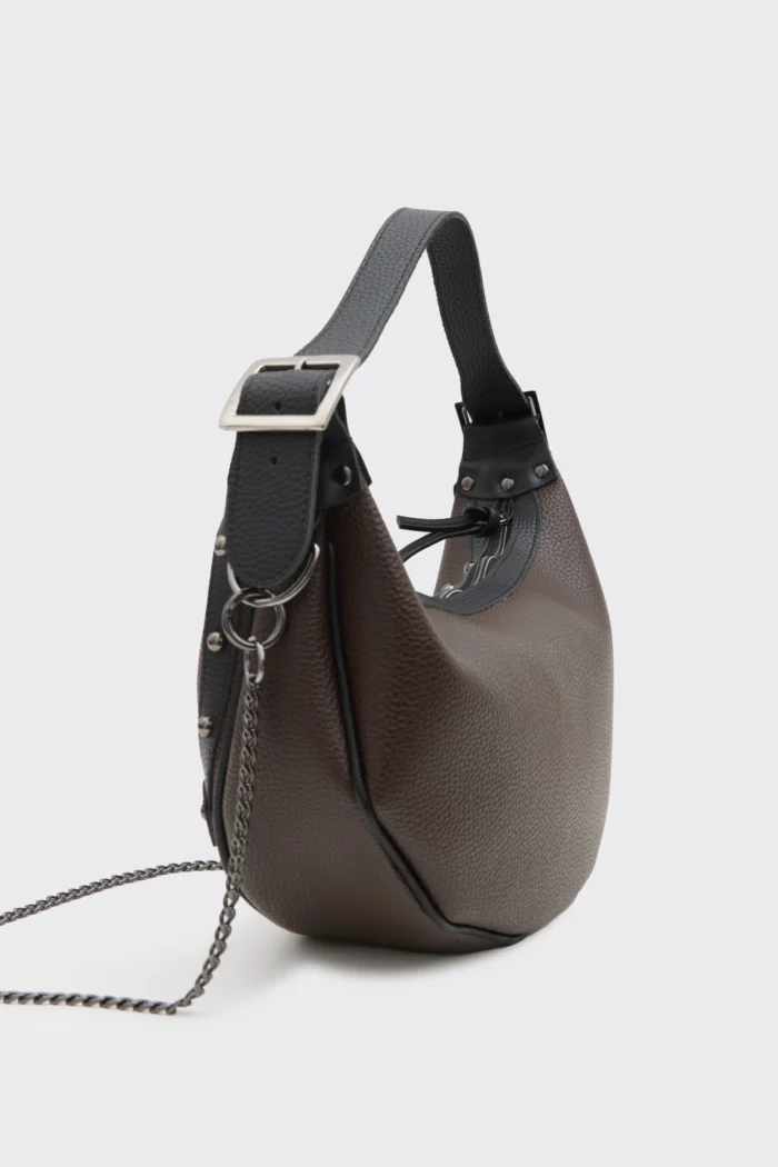 Hype Vegan Baguette Bag Σκούρο Κακαο - Image 3