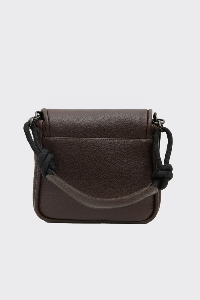 Messenger Combo Τσάντα Χιαστί Σκούρο Κακαο - Image 2