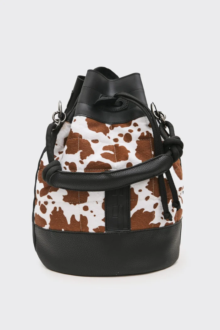 Holiday Combo Backpack Cow Print - Image 4