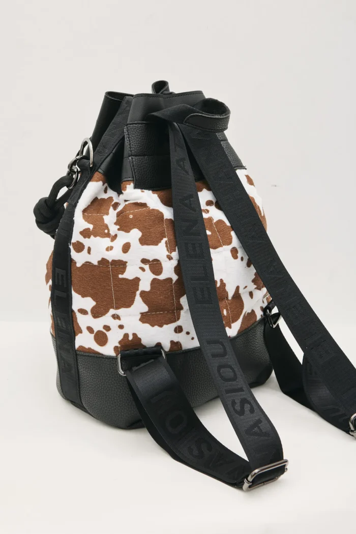 Holiday Combo Backpack Cow Print - Image 3