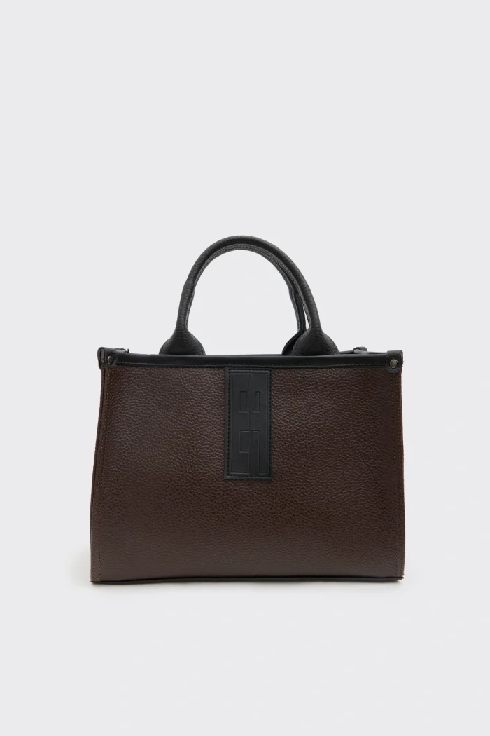 Crosstote Τσάντα Χειρος Σκούρο Κακαο SMALL - Image 2