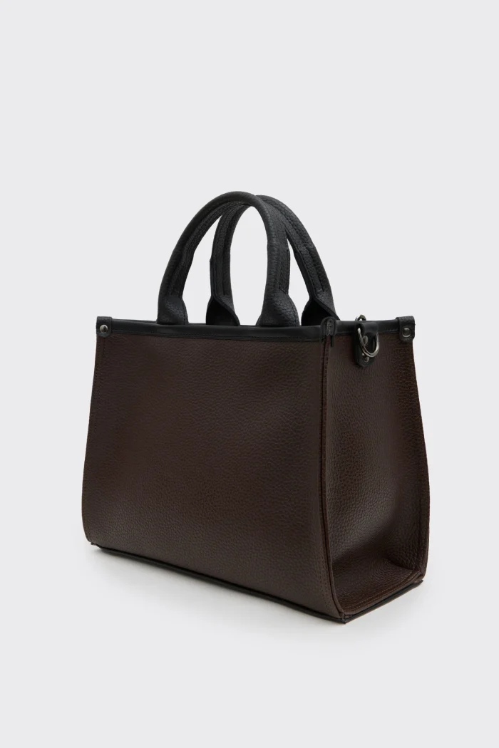 Crosstote Τσάντα Χειρος Σκούρο Κακαο SMALL - Image 5