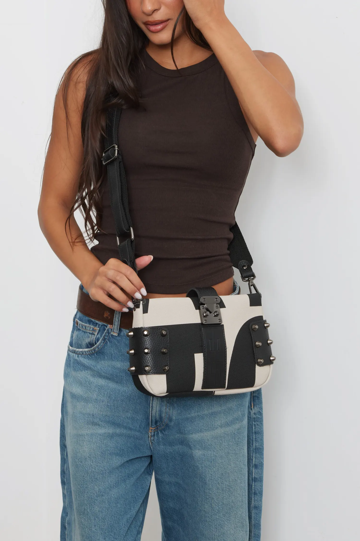 City Lady Ea Logo Clutch Μπεζ - Image 1