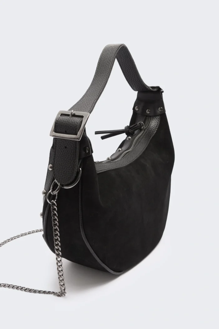 Hype Vegan Τσάντα Ώμου Μαύρη - Image 4