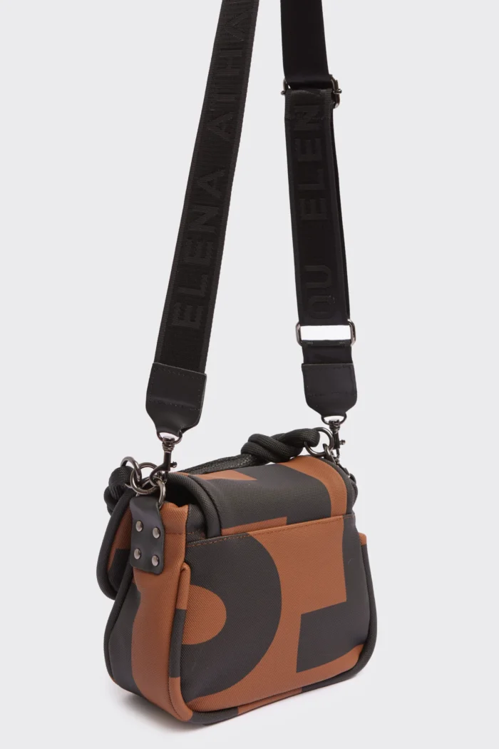 Messenger Combo Shoulder Bag S EA Logo Brown - Image 4