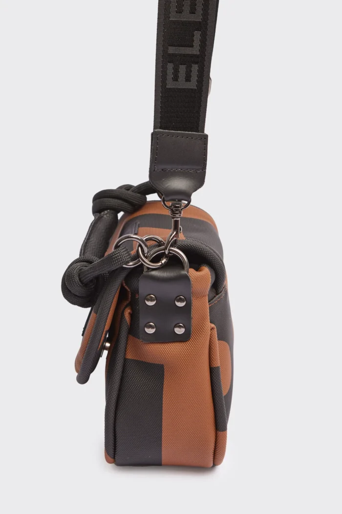 Messenger Combo Shoulder Bag S EA Logo Brown - Image 5