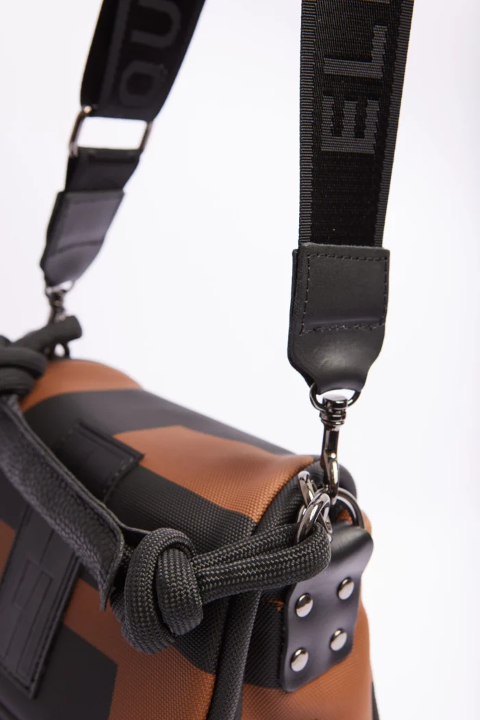 Messenger Combo Shoulder Bag S EA Logo Brown - Image 6