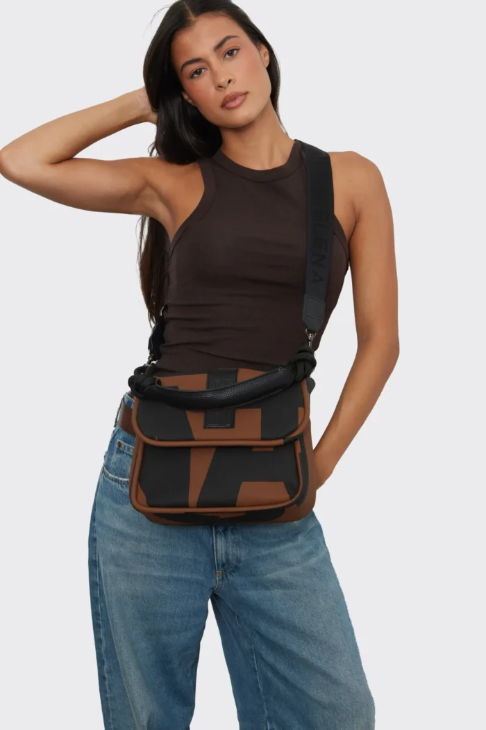 Messenger Combo Τσάντα Ώμου Καφε - Image 2