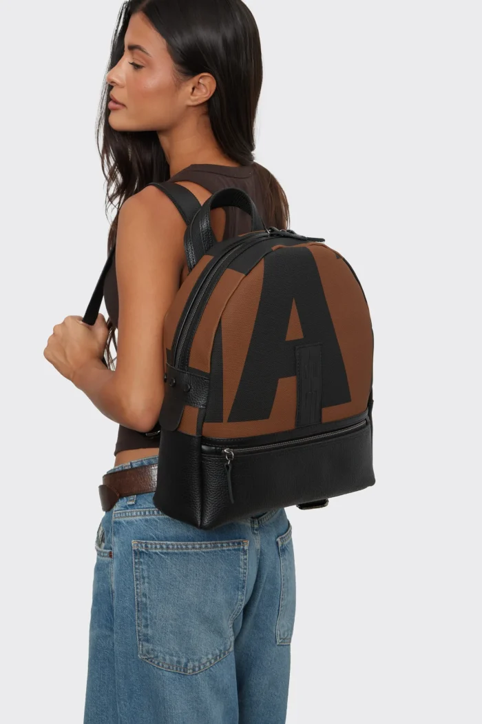 Ea Logo Backpack Γυναικείο Brown Large - Image 2