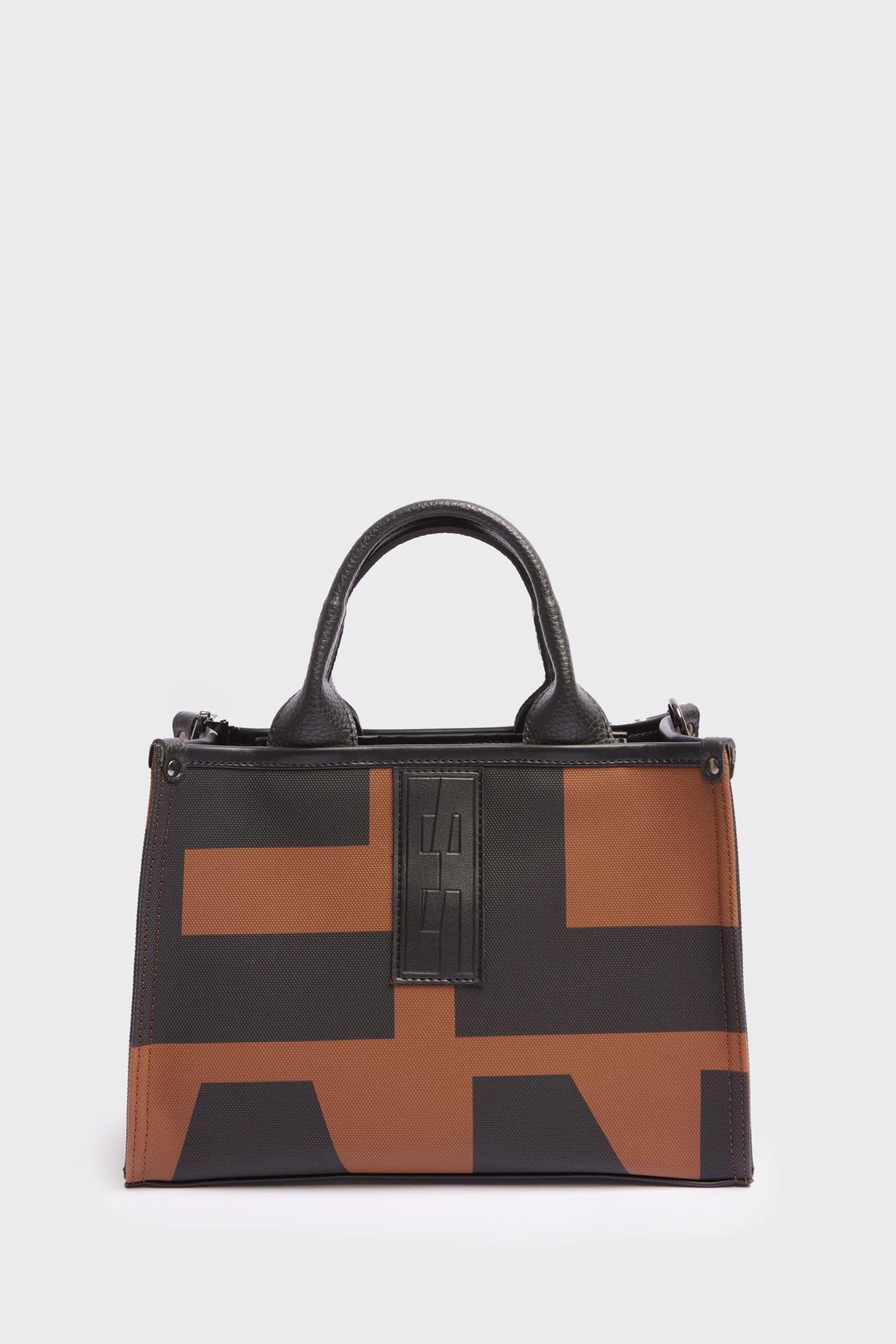 Crosstote Ea Logo Τσάντα Χειρος Καφέ Small - Image 1