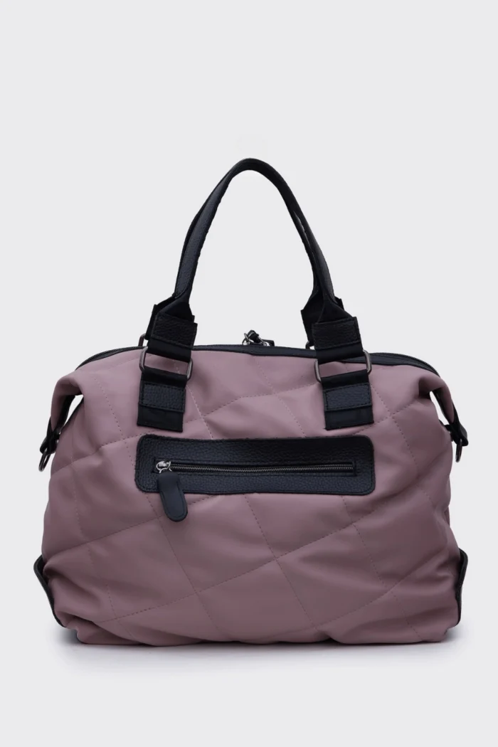 Weekend Nylon Τσάντα Χειρος Ροζ Xl - Image 3