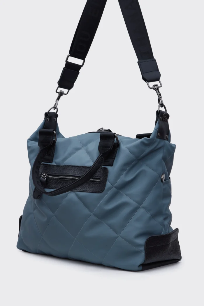 Weekend Nylon Τσάντα Χειρος Πετρολ Xl - Image 4