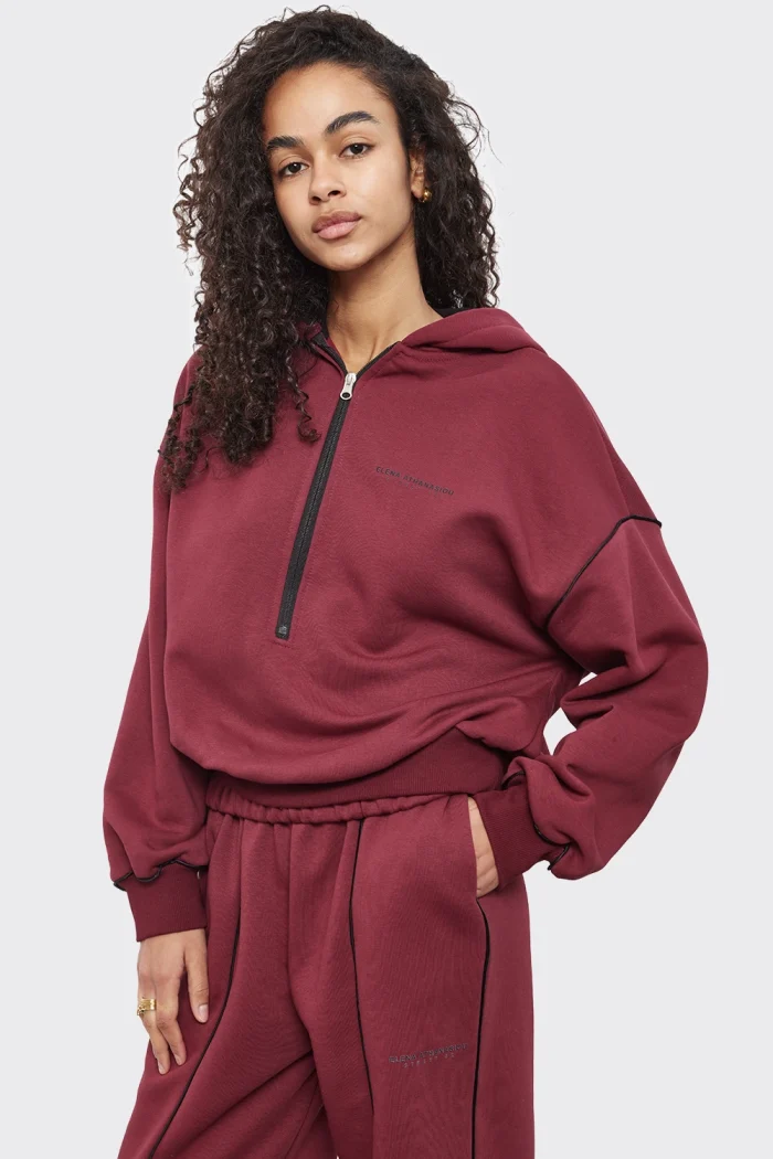 Essential Hoodie Apparel Μπορντω - Image 3