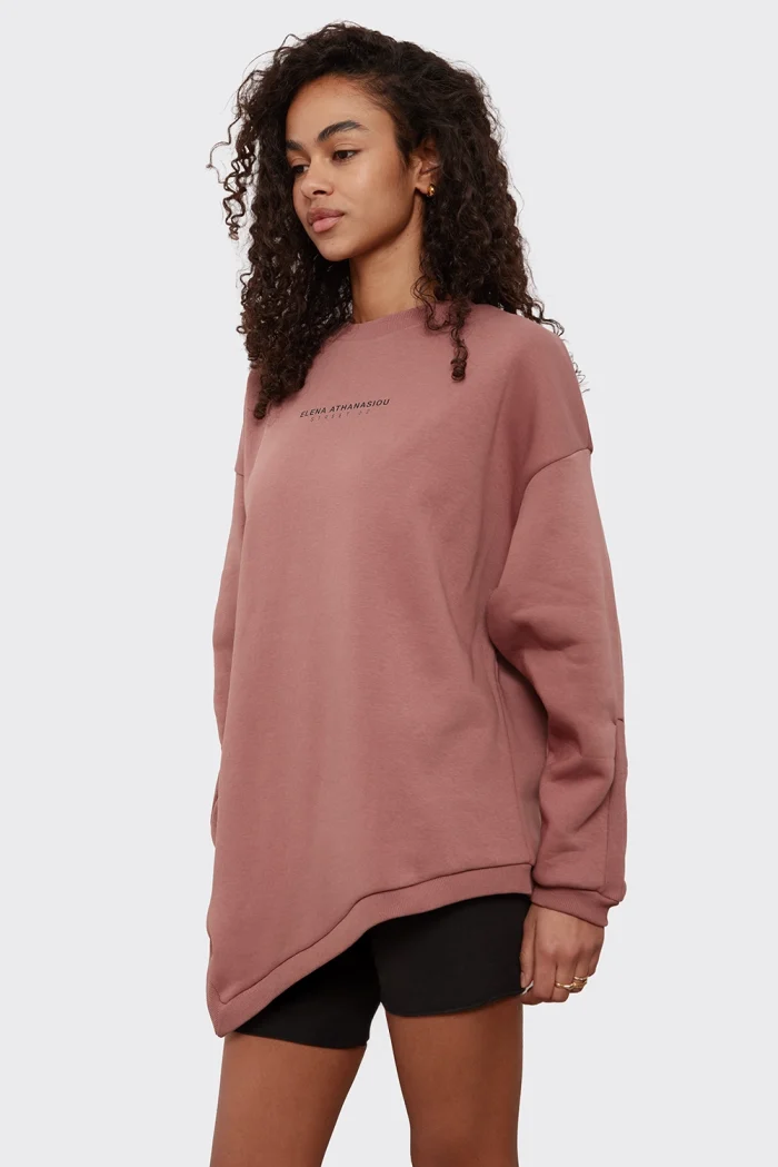 Essential Sweatshirt Apparel Ροζ - Image 4