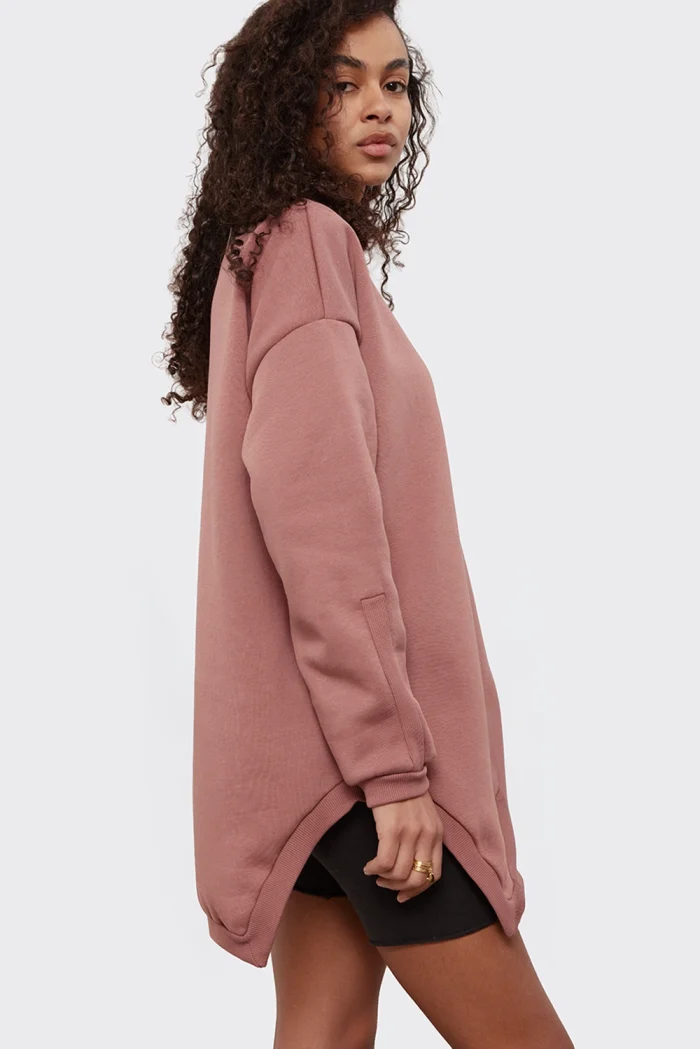 Essential Sweatshirt Apparel Ροζ - Image 3
