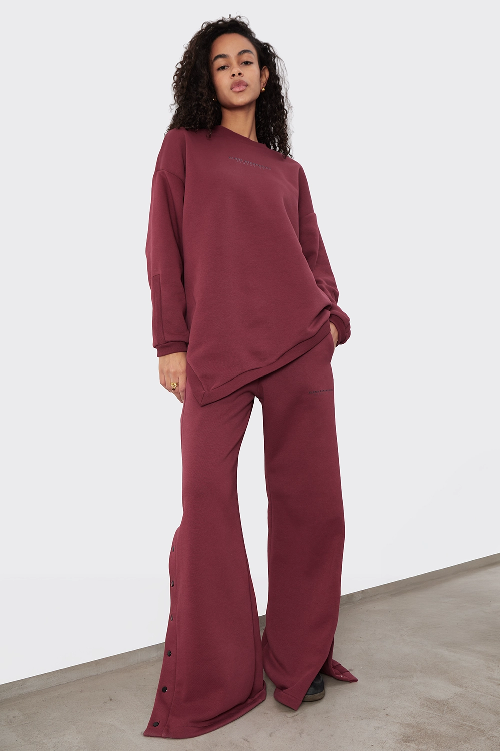 Essential Flared Pants Apparel Μπορντω - Image 1