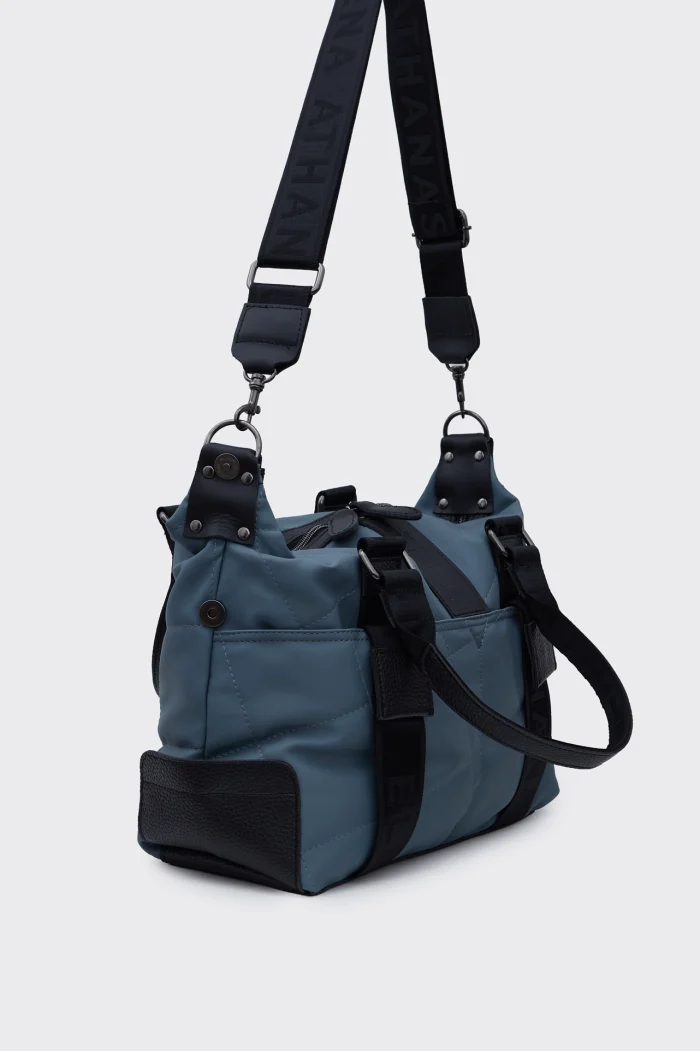 Weekend Nylon Τσάντα Χειρος Πετρολ Small - Image 3