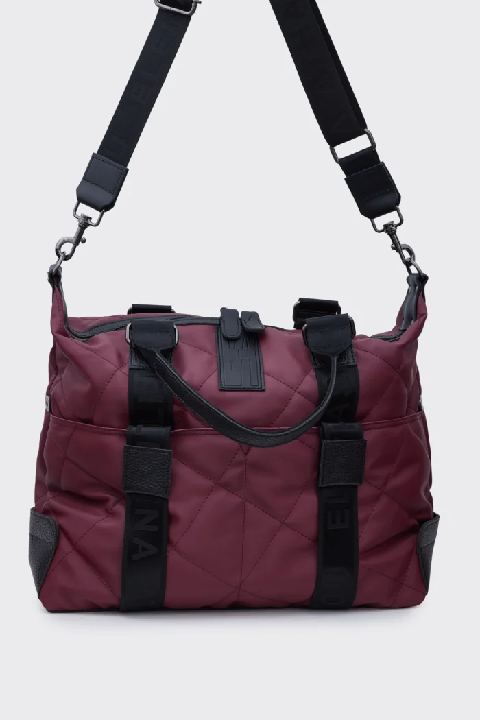 Weekend Nylon Τσάντα Χειρος Μπορντω Xl - Image 2