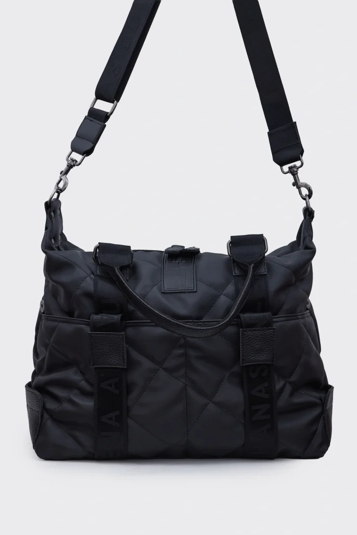 Weekend Nylon Τσάντα Χειρος Μαυρη Xl - Image 2