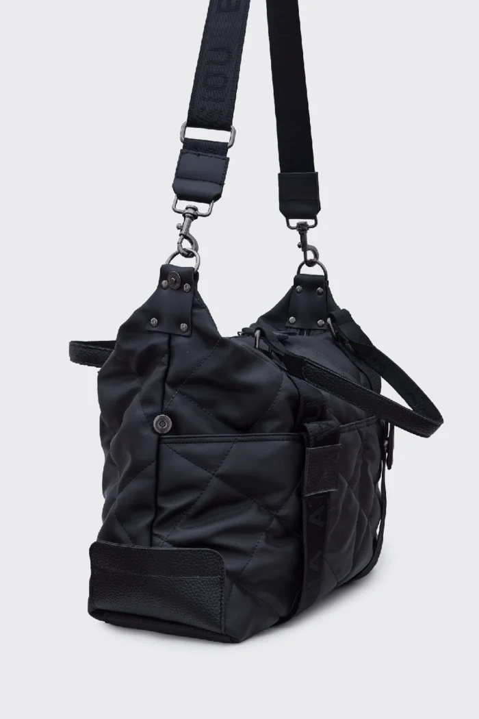 Weekend Nylon Τσάντα Χειρος Μαύρη Small - Image 3