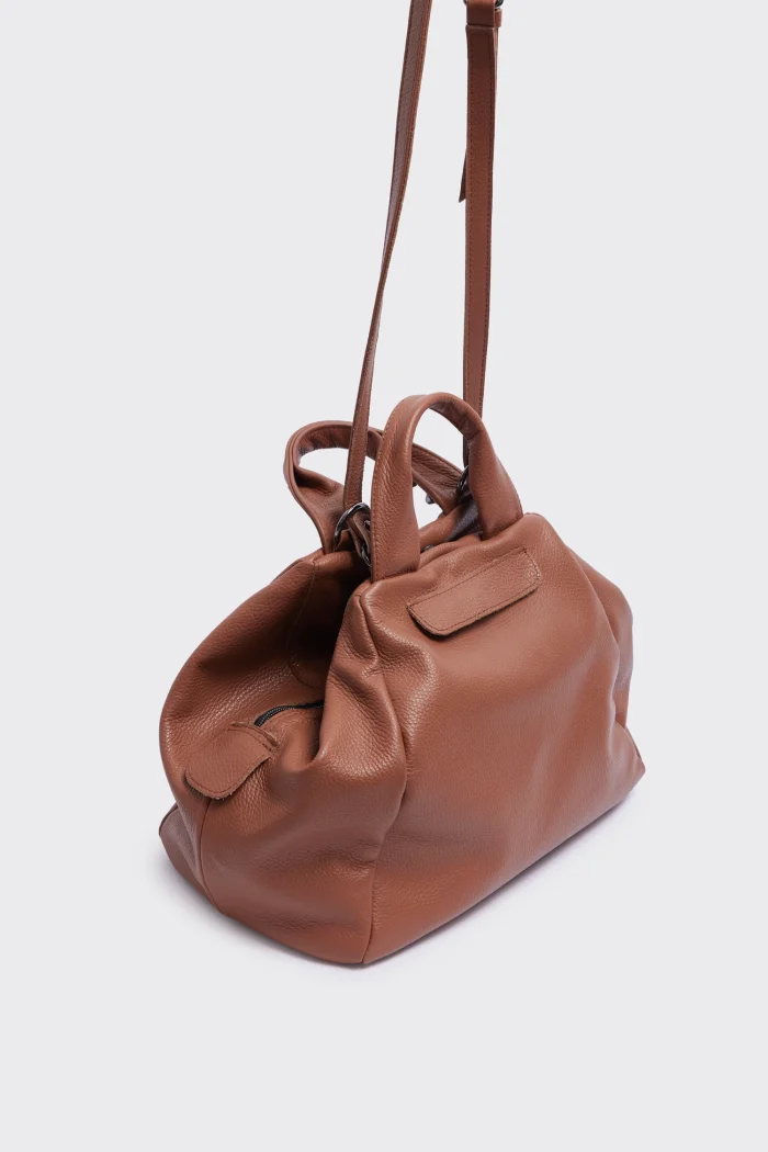 Bubble Bag Τσάντα Χειρος Κονιακ SMALL - Image 4