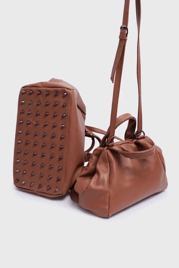 Bubble Bag Τσάντα Χειρος Κονιακ SMALL - Image 5