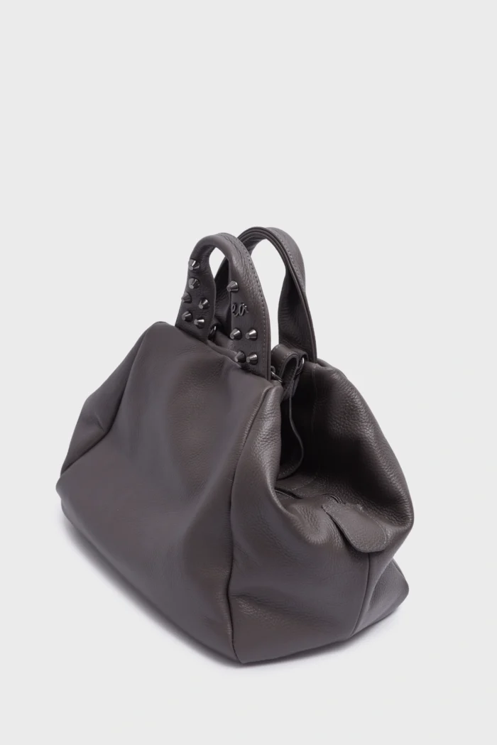 Bubble Bag Τσάντα Χειρος Γκρι - Image 2