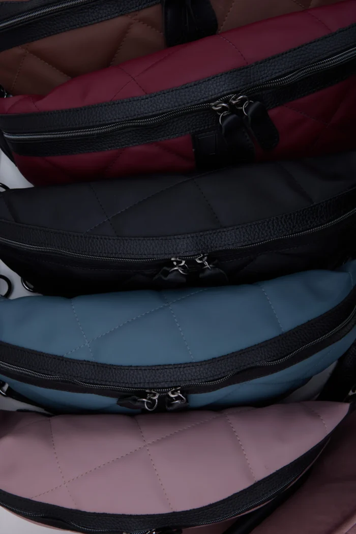 Body Bag Nylon Τσάντα Χιαστι Πετρολ - Image 3