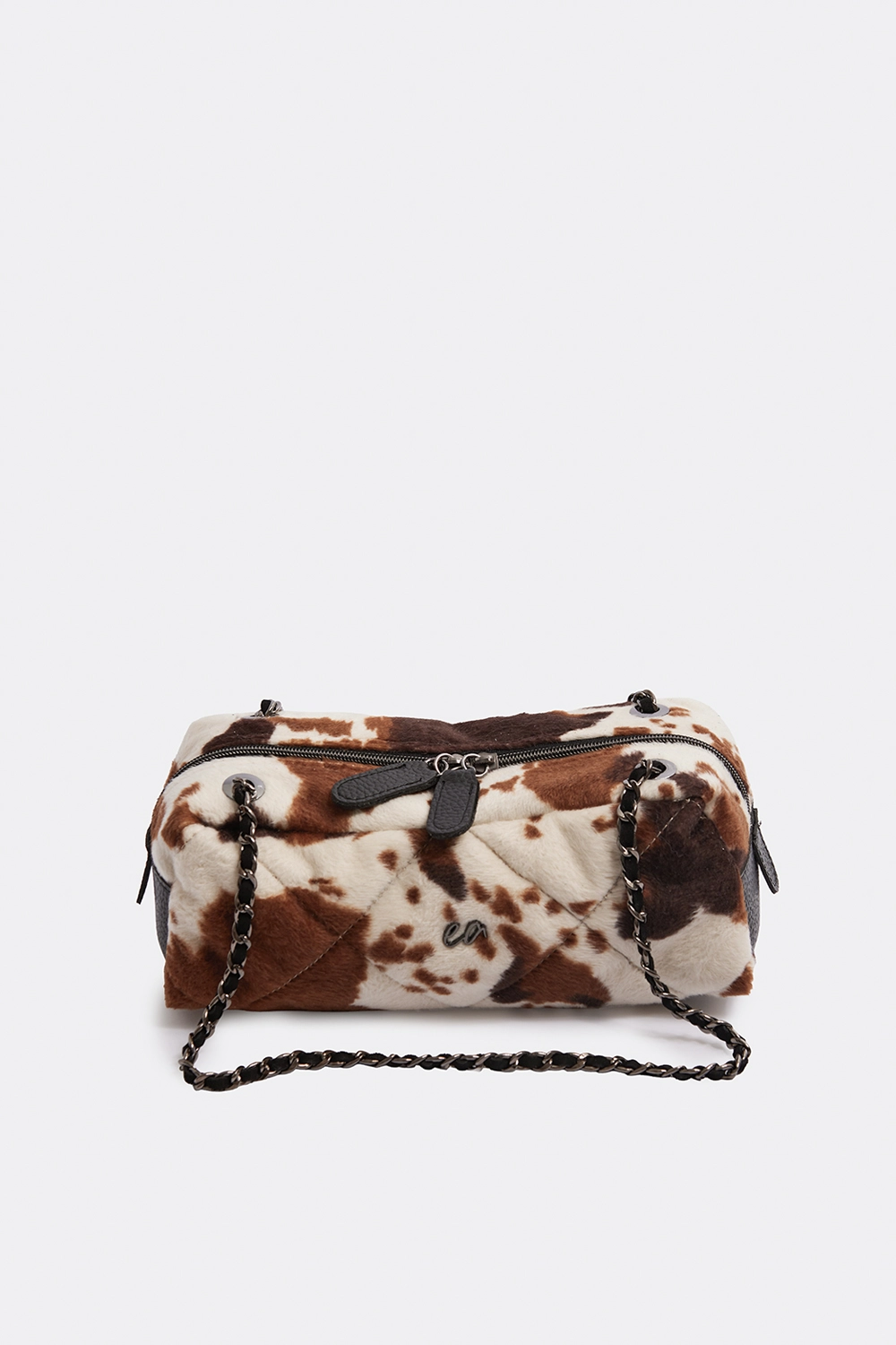 Silhouette Chain Τσάντα Ώμου Animal Print Small - Image 1