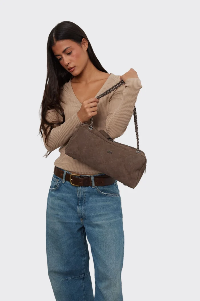 Silhouette Chain Τσάντα Ώμου Κακαο Large - Image 2