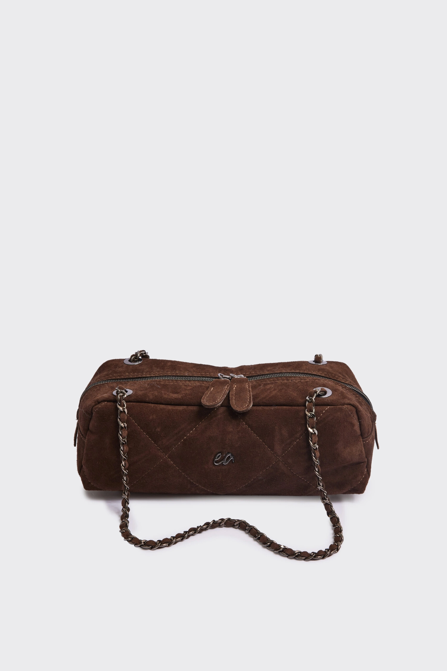 Silhouette Chain Τσάντα Ώμου Καφε Small - Image 1