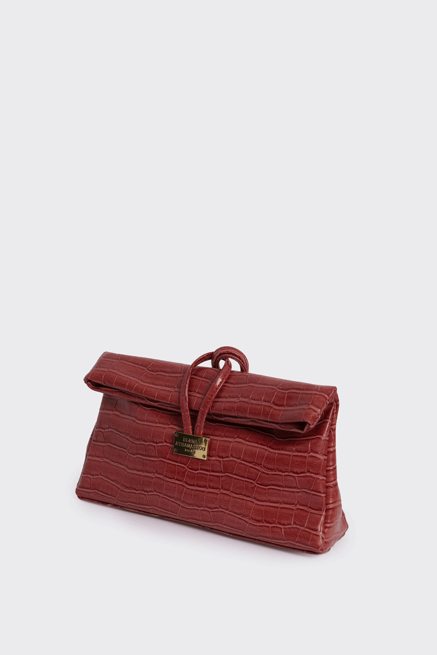 Lunchbag Downtown Croco Τσάντα Εξοδου Μπορντω - Image 1