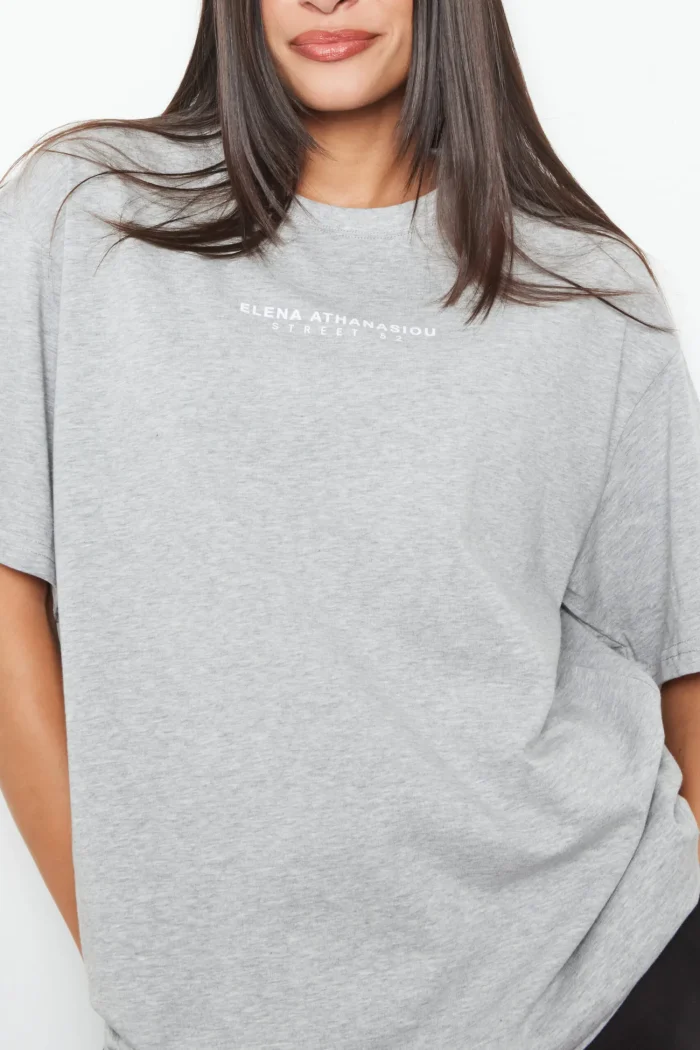 Essential T-Shirt Apparel Γκρι - Image 3