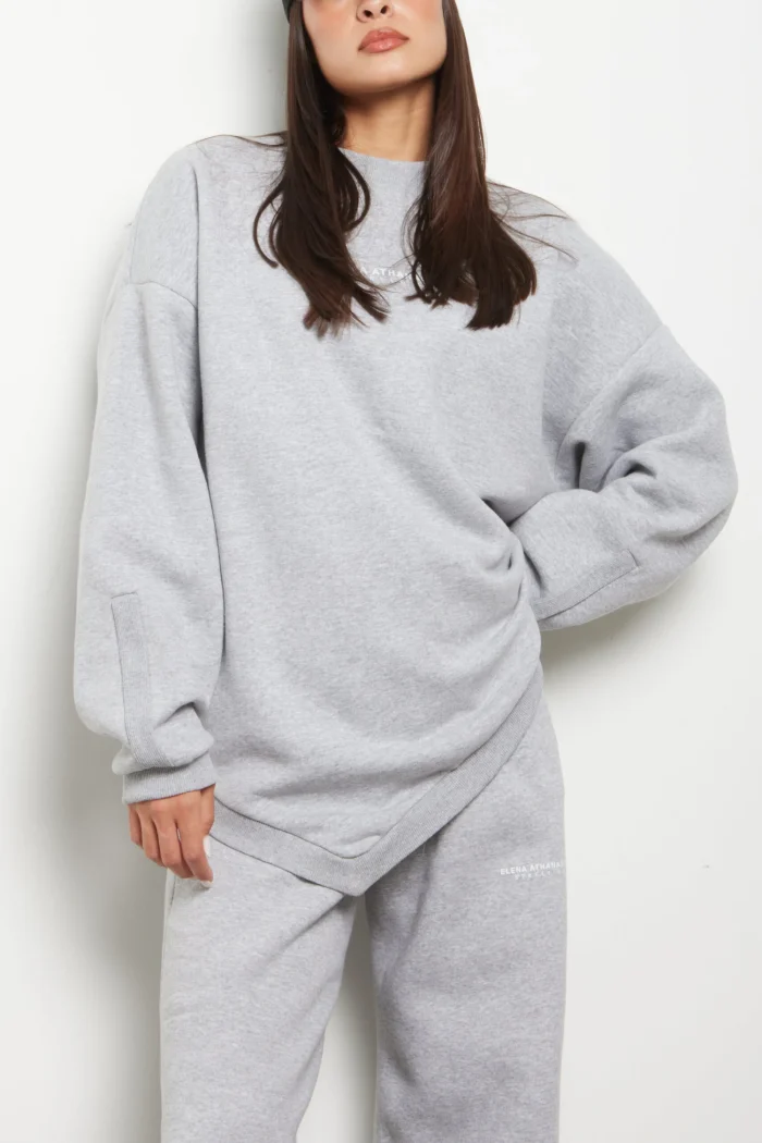 Essential Sweatshirt Apparel Γκρι - Image 8