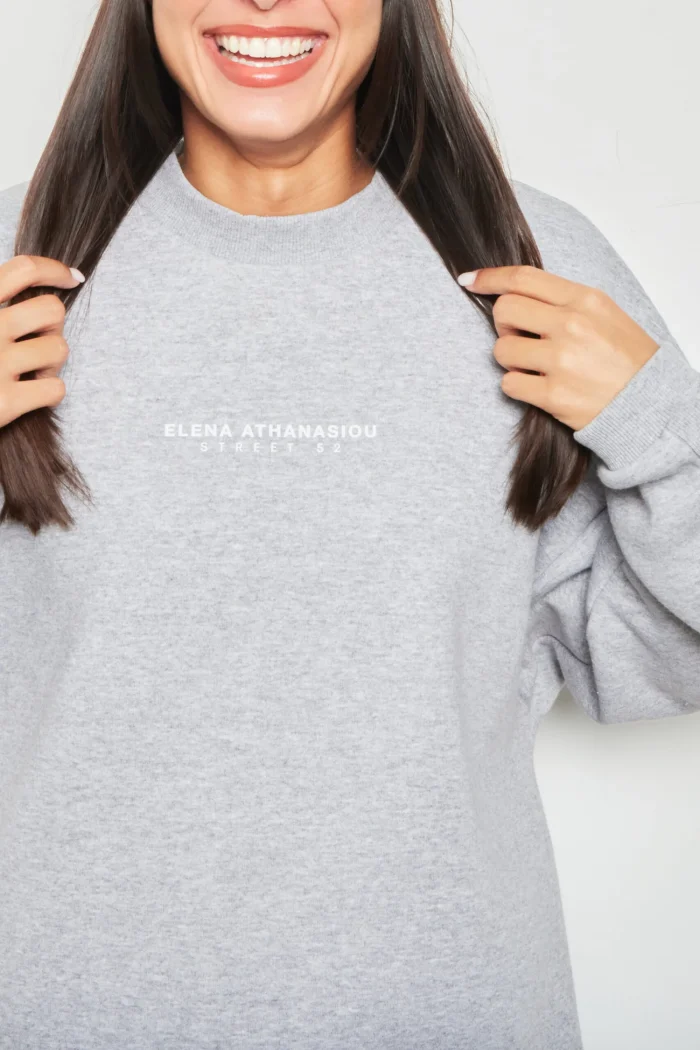 Essential Sweatshirt Apparel Γκρι - Image 5