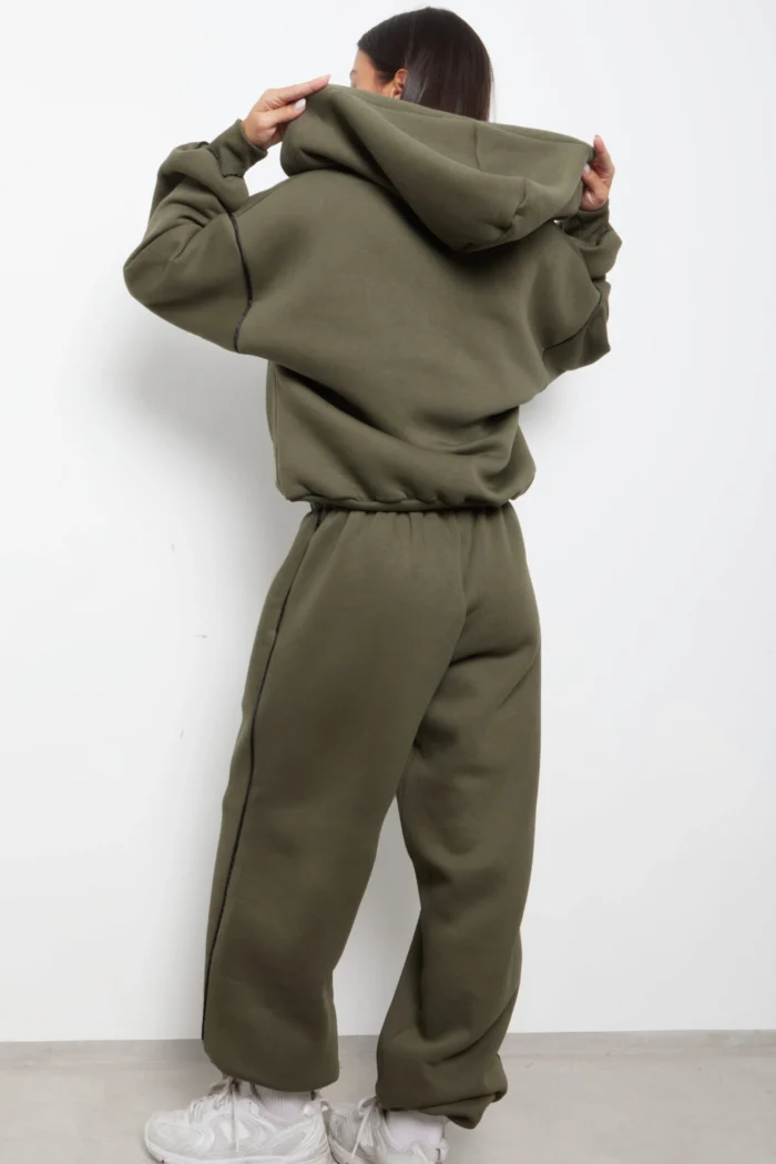 Essential Tracksuit Apparel Χακι - Image 4