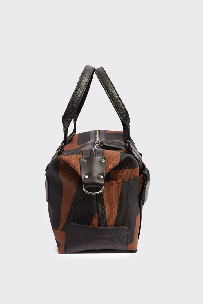 Hype Weekend Ea Logo Τσάντα Χειρος Καφέ Small - Image 6