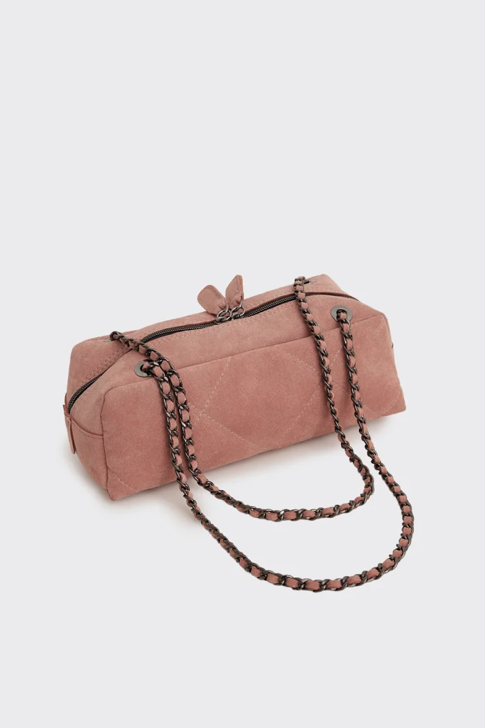 Silhouette Chain Τσάντα Ώμου Ροζ Small - Image 3
