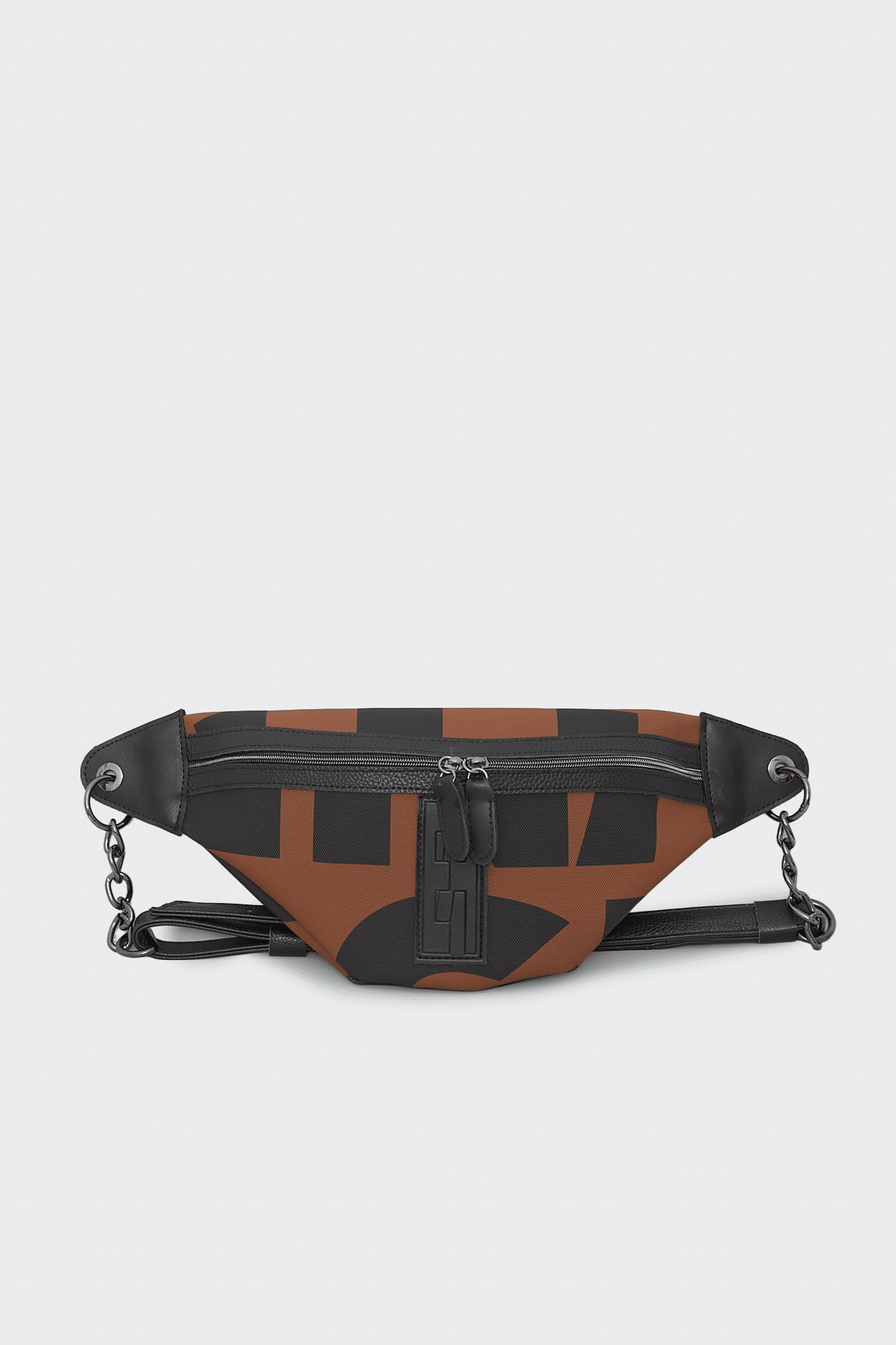 Body Bag EA Logo Τσάντα Χιαστί Καφέ Small